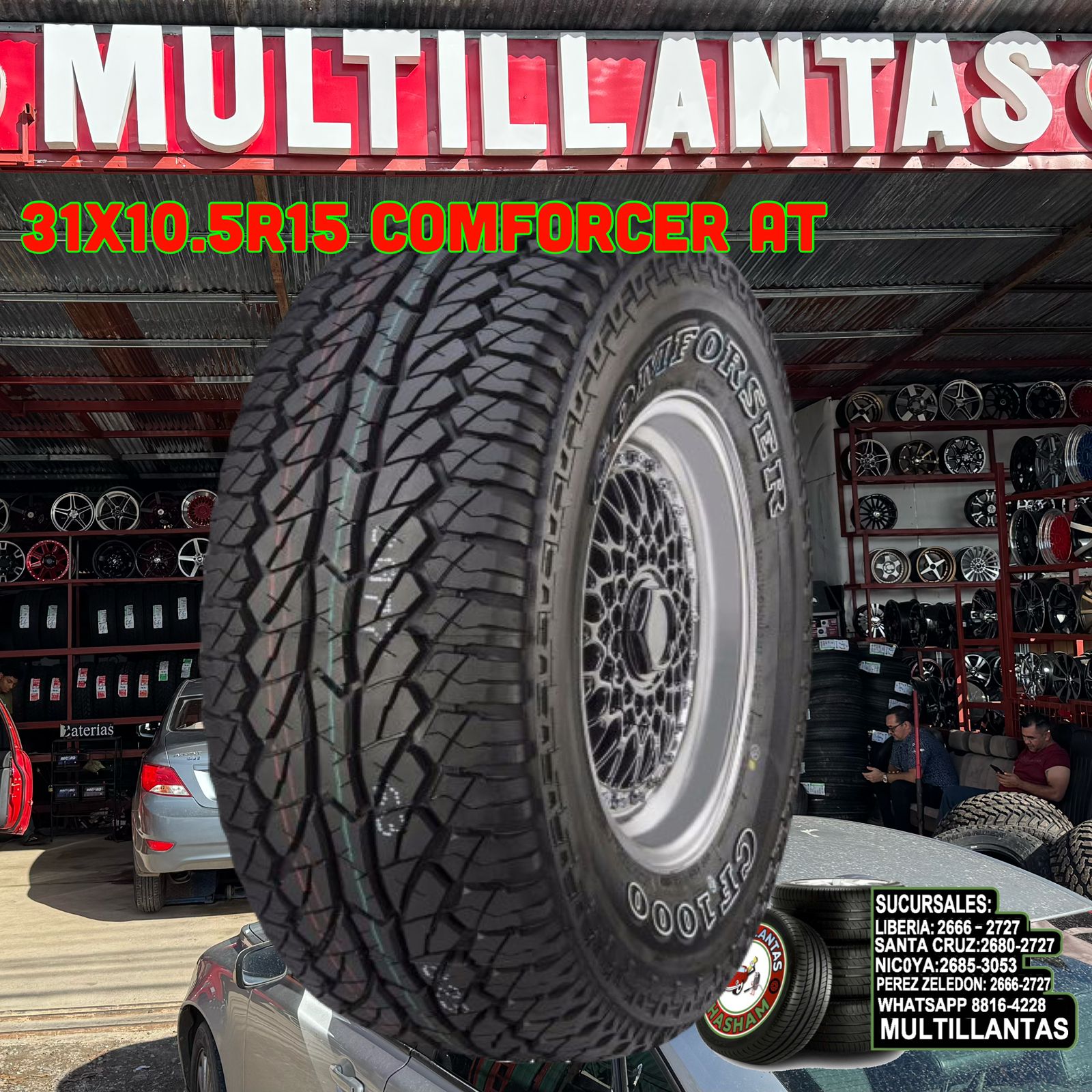 31X10.5R15 COMFORSER AT CF1000